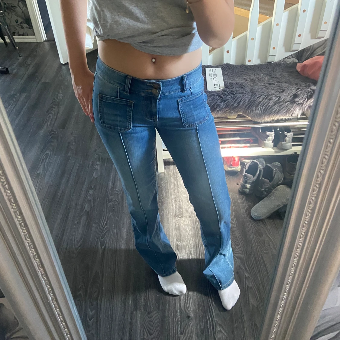 Lågmidjade jeans 