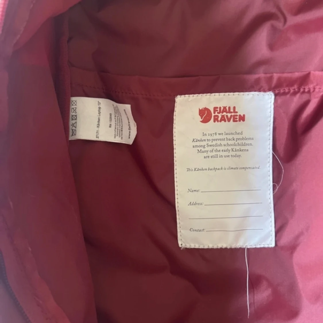 Fjällräven ryggsäck  - 91