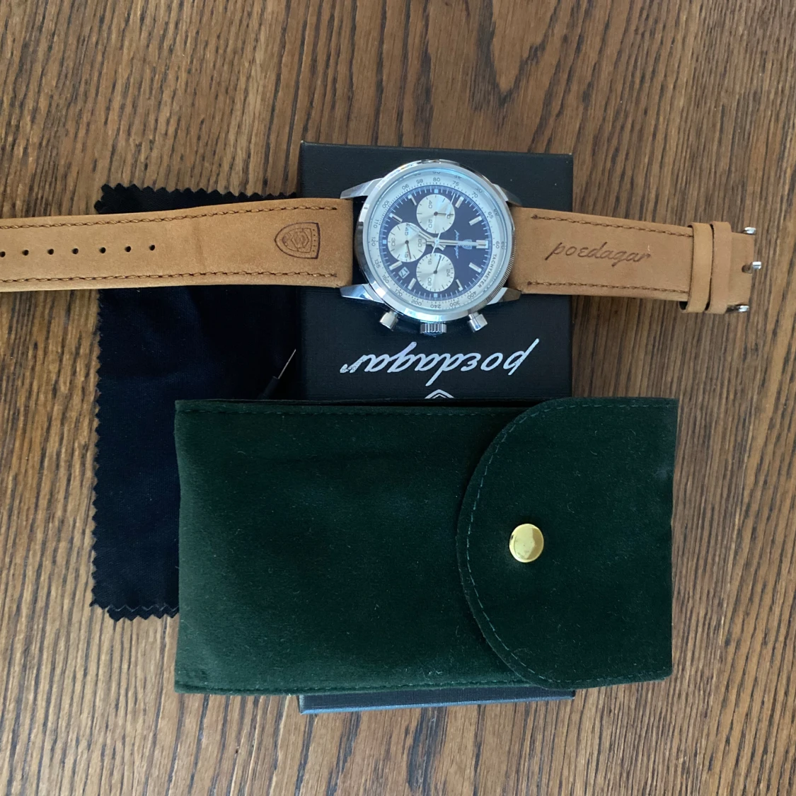 Fin läder klocka säljes