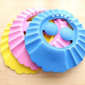 Barn Duschhatt med Öronskydd - Justerbar i stlk  Dia 30.00-33.00 cm 59kr/st  Alla färger kvar 