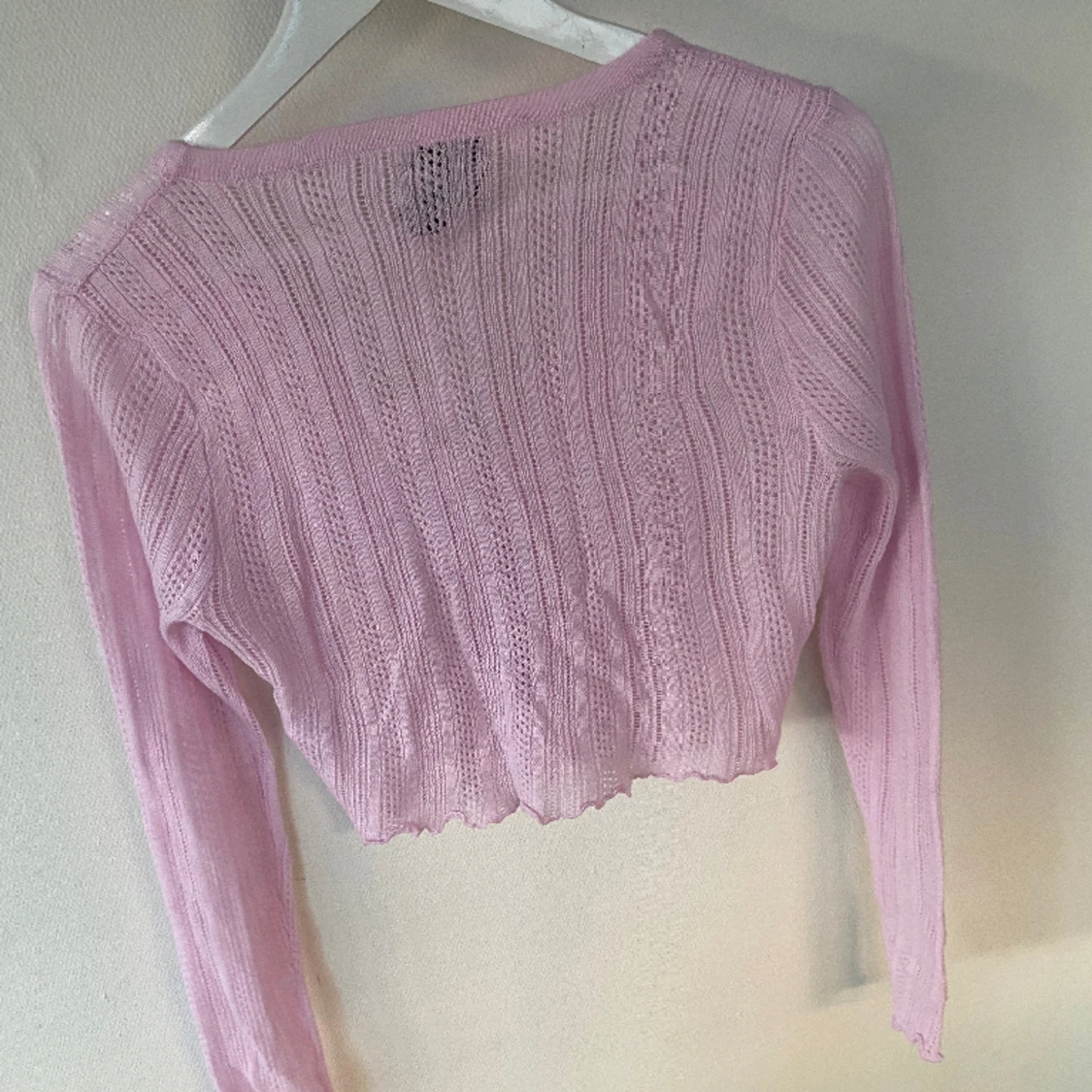 Rosa kofta från reclaimed vintage - 90