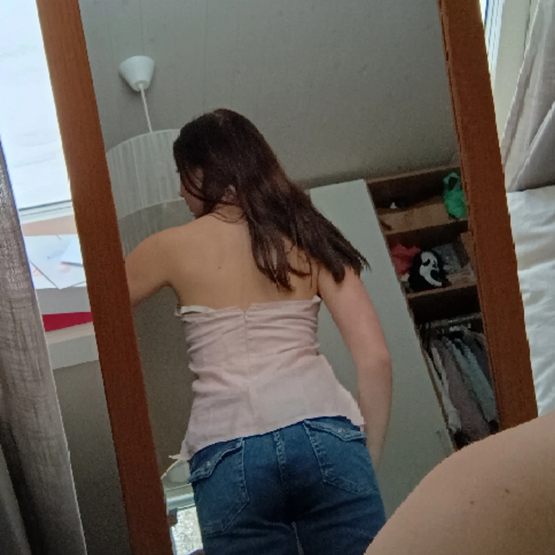 Rygglös halterneck topp