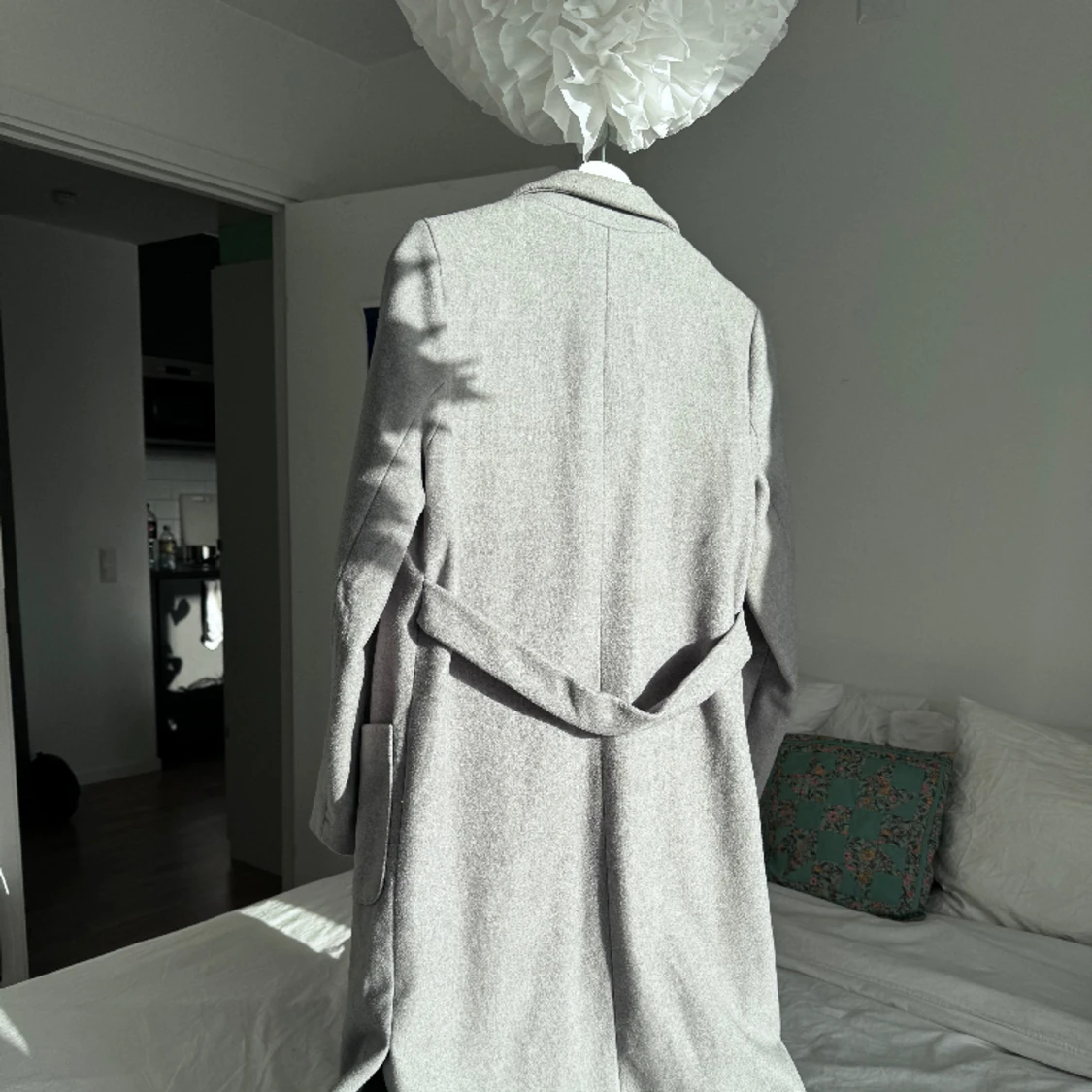 Superfin grå kappa - 91