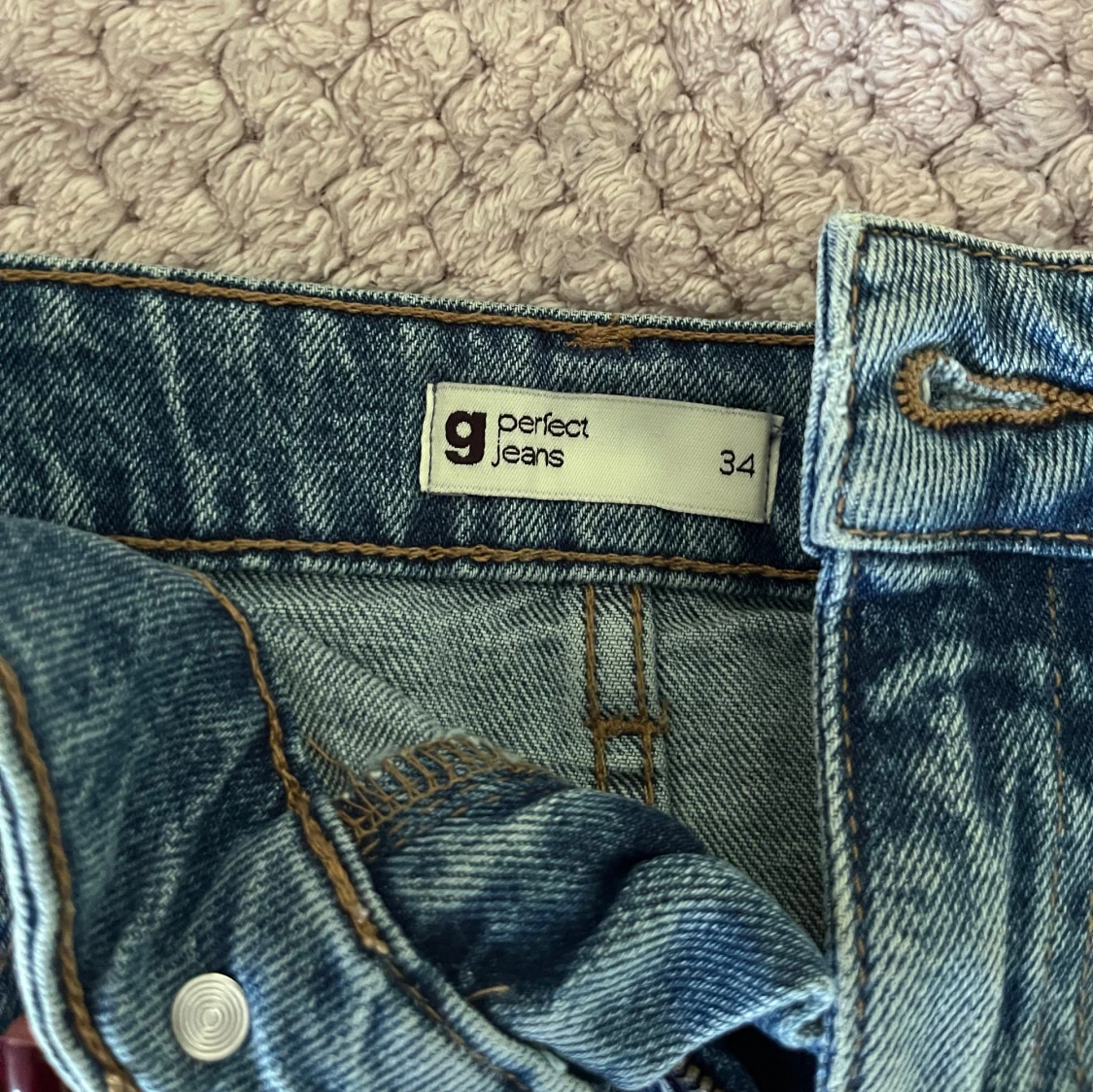 Blåa denim shorts 💙 - 91