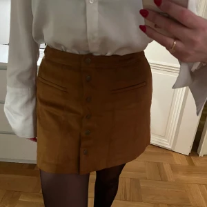 Brun kjol - Från Zara!  Storlek M