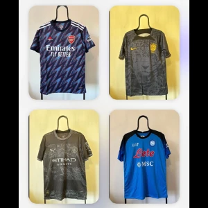 Fotboll Jerseys  - Säljer olika Jerseys i storlekarna S-L. Inga namn eller siffror på ryggen. Skriv vid intresse eller frågor