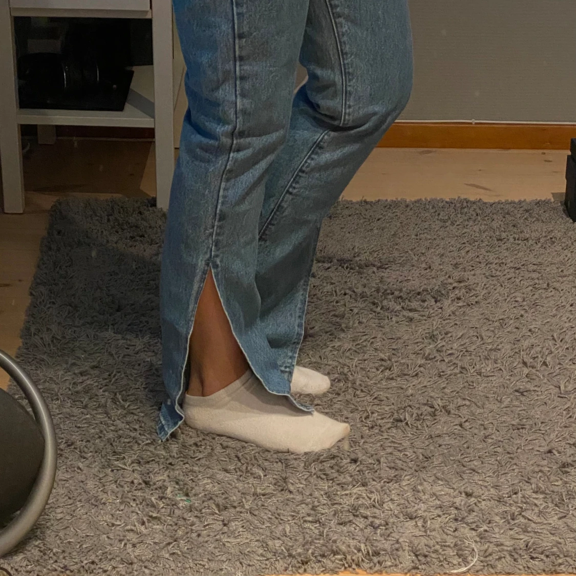 Jeans med slits - 90