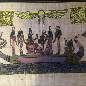 Tavla handmålad - Egypten Märkt nr4 