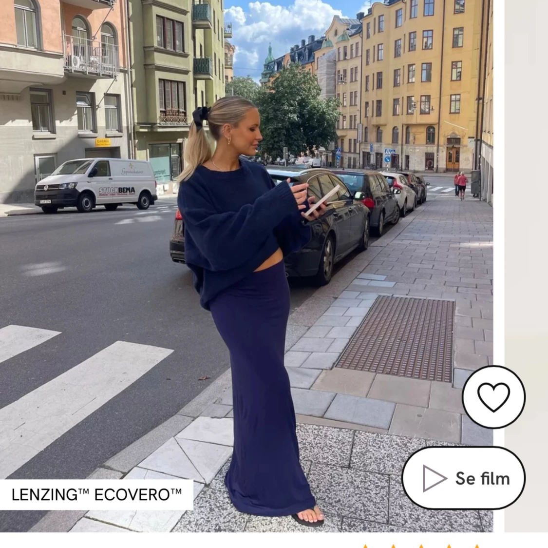 Low waist maxi skirt