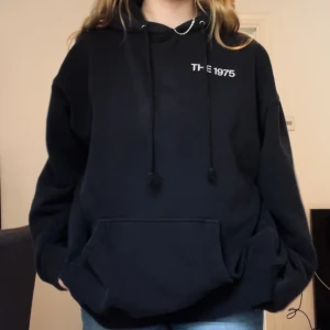 The 1975 hoodie - Hoodie från The 1975 officiella merch. Tror inte dem säljer denna hoodien längre och kommer inte ihåg nypris men tänker att 150kr är rimligt. 