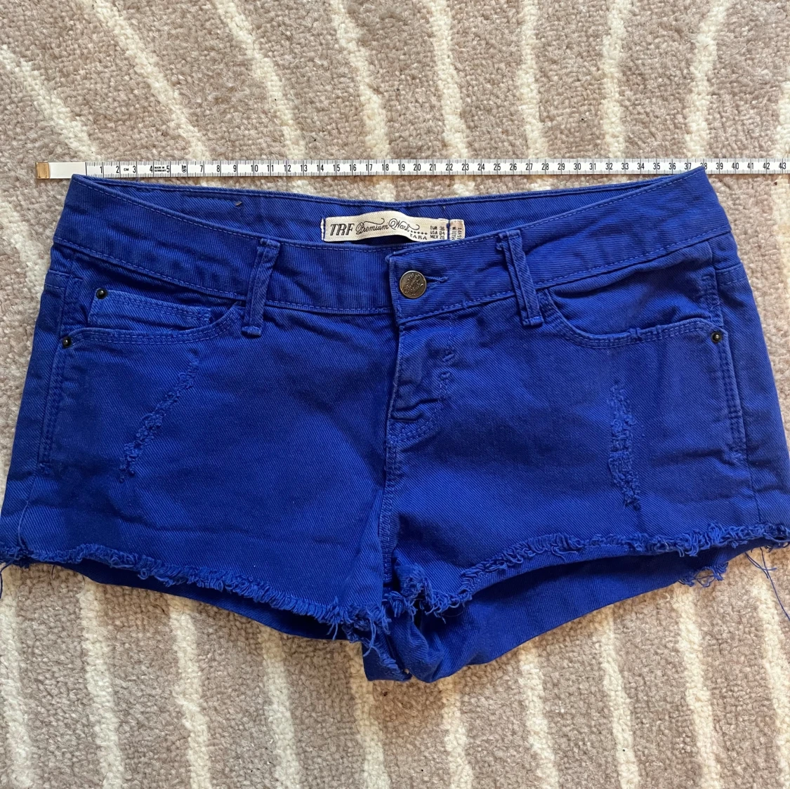 Ascoola blå jeansshorts - 90