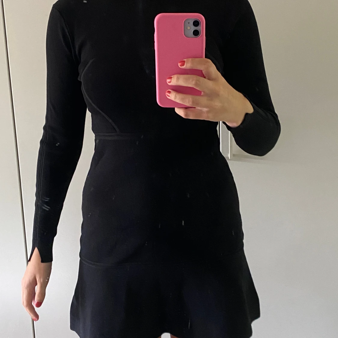 Stickad klänning - 91