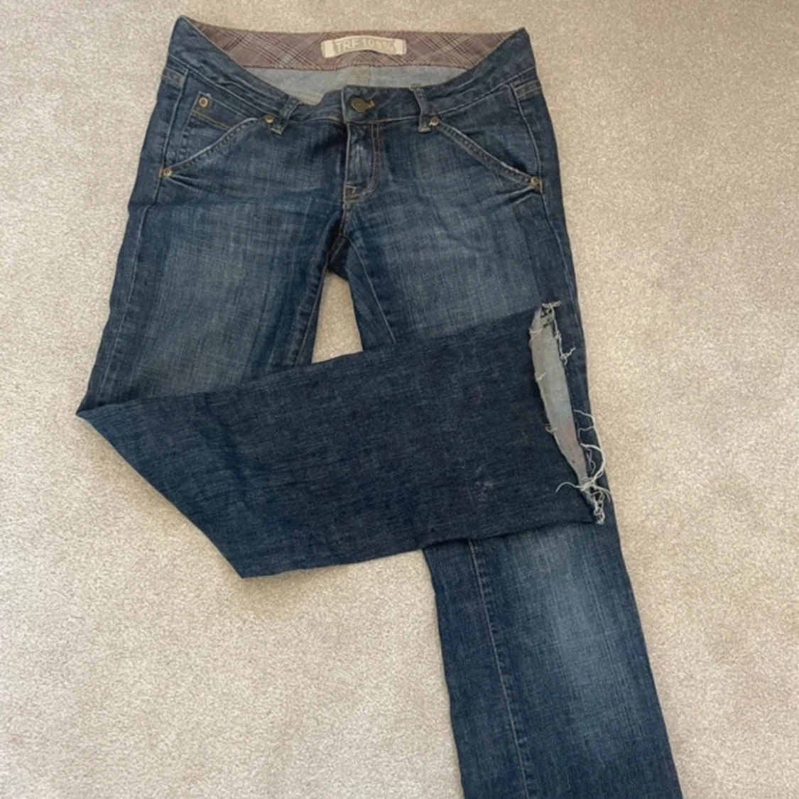 Lågmidjade jeans
