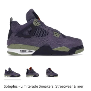 Jordan 4 retro canyon purple - Storlek 38,5 bra skicka och vita, lila skosnören kommer med