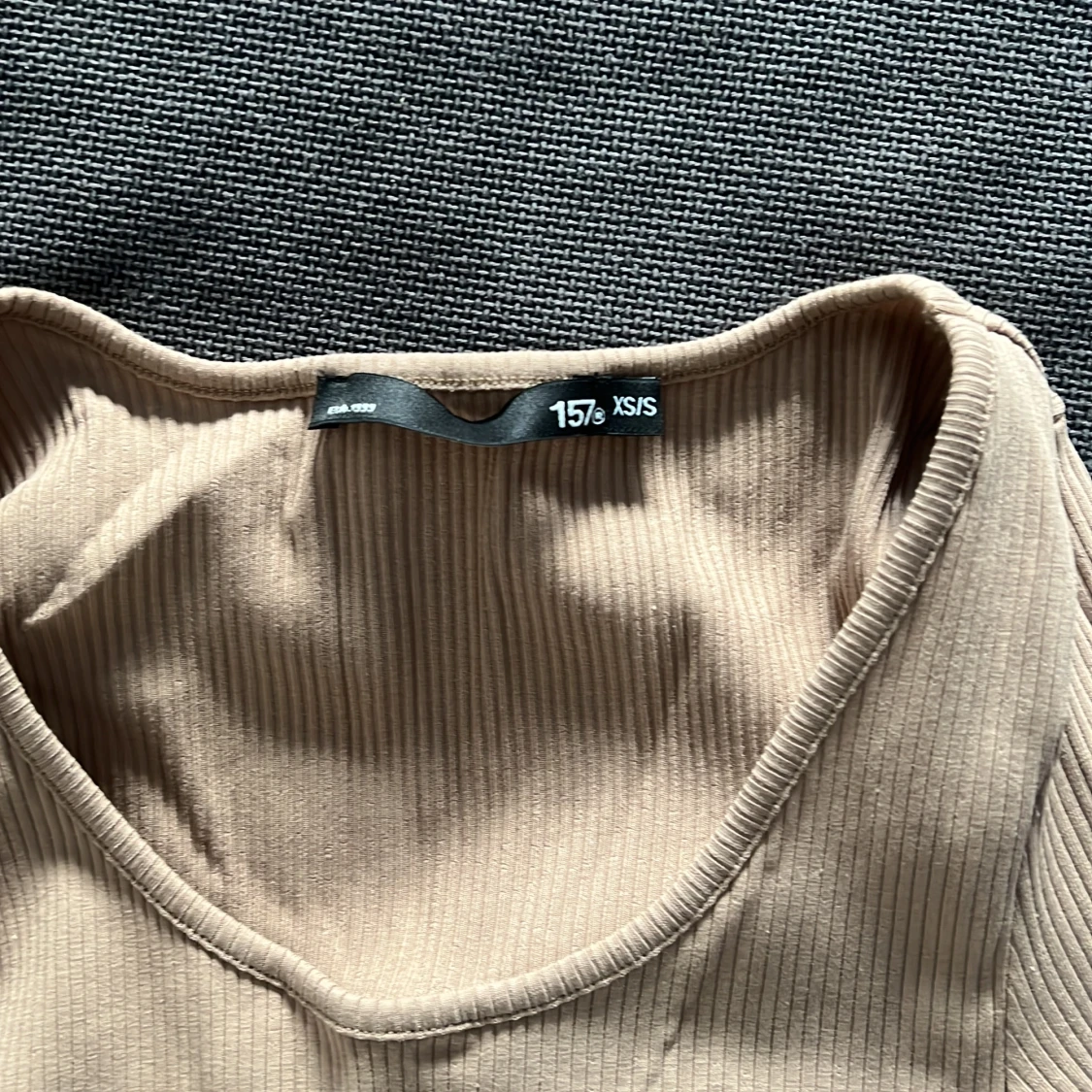 Ribbad långärmad - 90