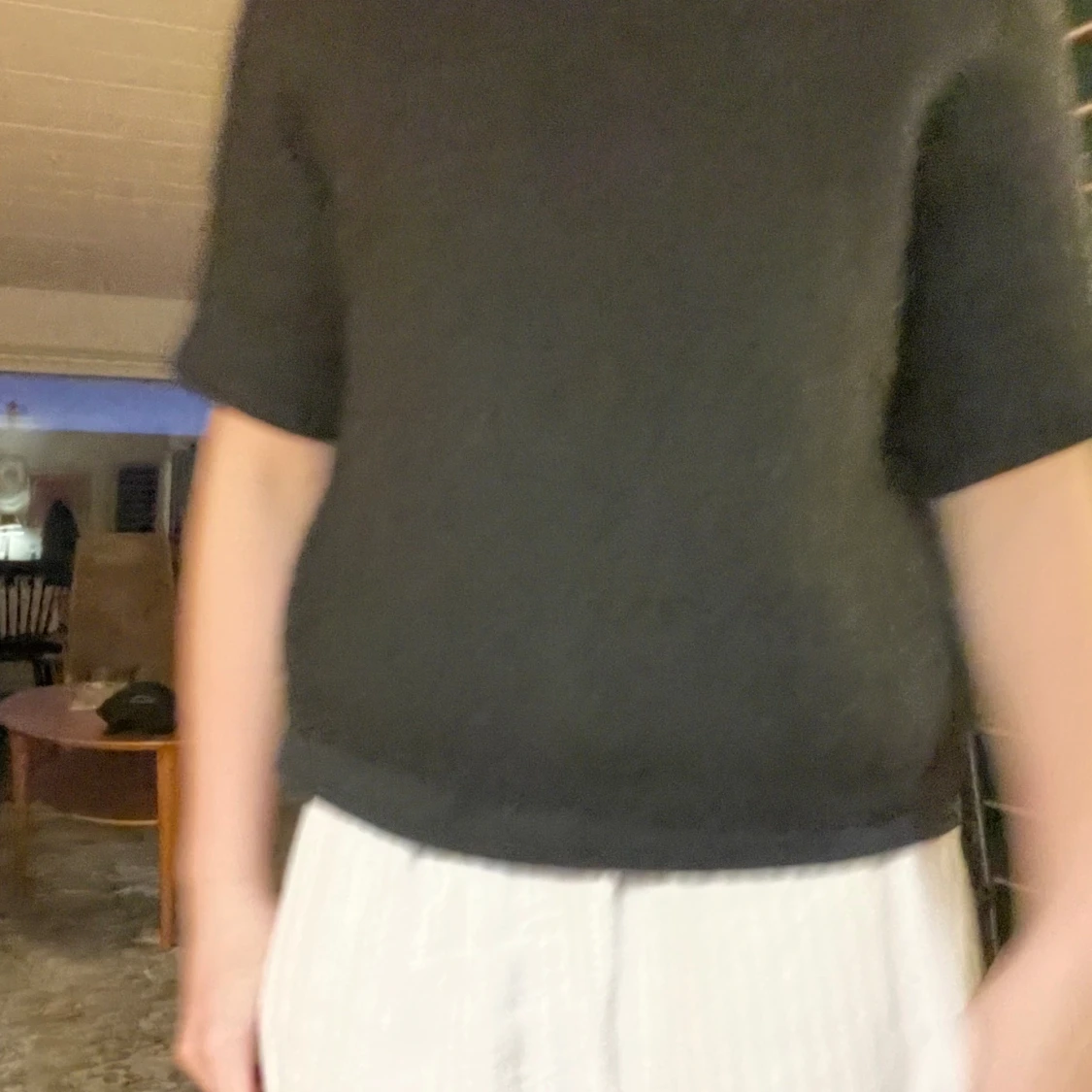 Stickad kortärmad  - 90