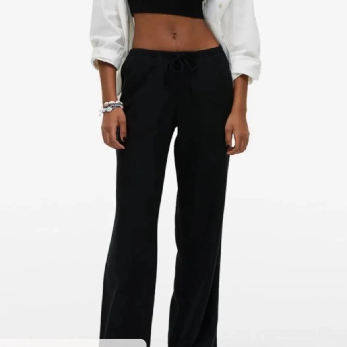 Svarta linnebyxor👼🏼