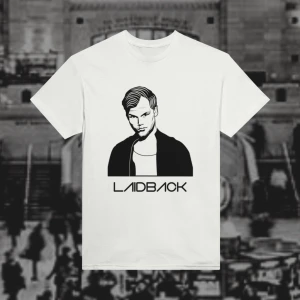 Laidback T-shirt - Hedra legendariska musikern Avicii mer vår Laidback tisha!  Helt nya! 