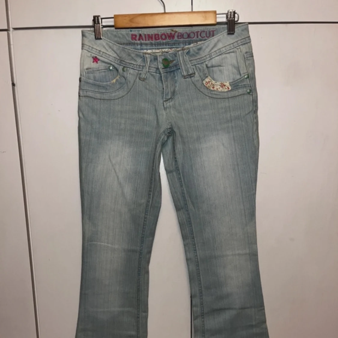 Lågmidjade bootcut jeans - 1