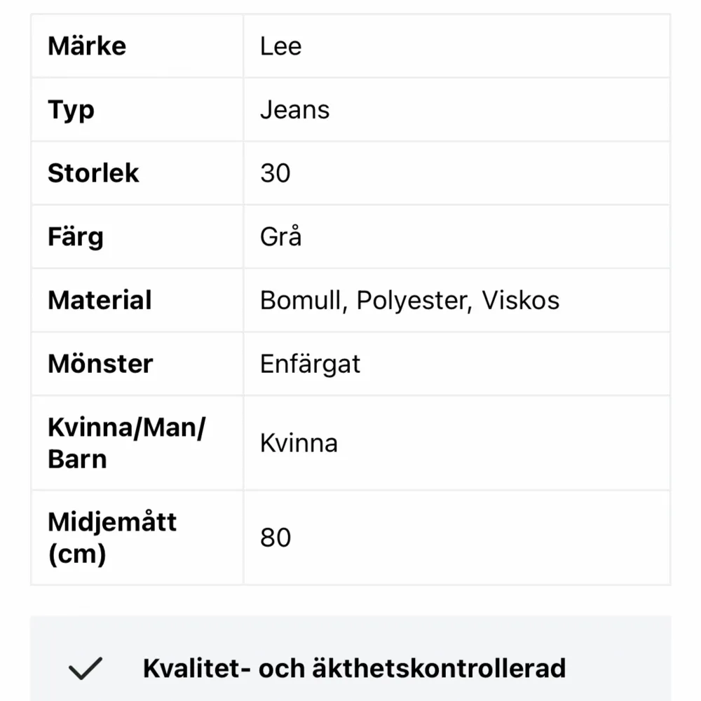 Jätte fina jeans från Lee (svarta / mörkgrå), dom är köpta på sellpy och har ej kommit till användning(lite korta på mig som är 169) 💗midjemått: 38cm, ställ frågor vid funderingar. . Jeans & Byxor.