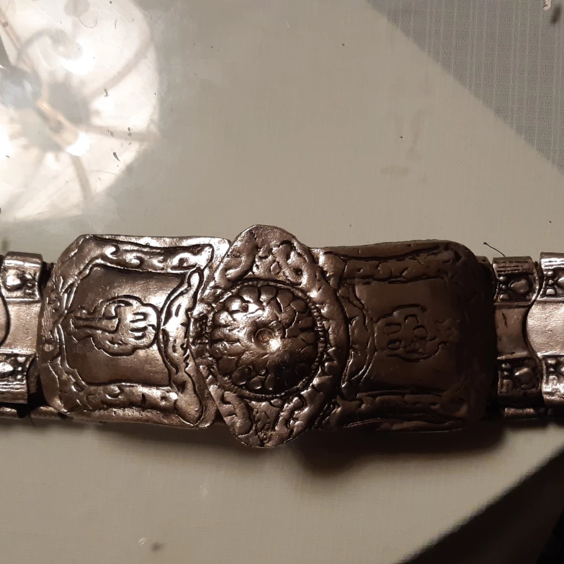 Vintage Metallbälte - 90