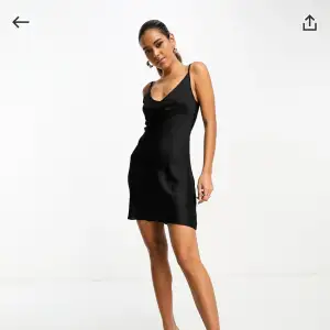 Helt oanvänd svart klänning från Asos i storlek 40! Toppenfin!!