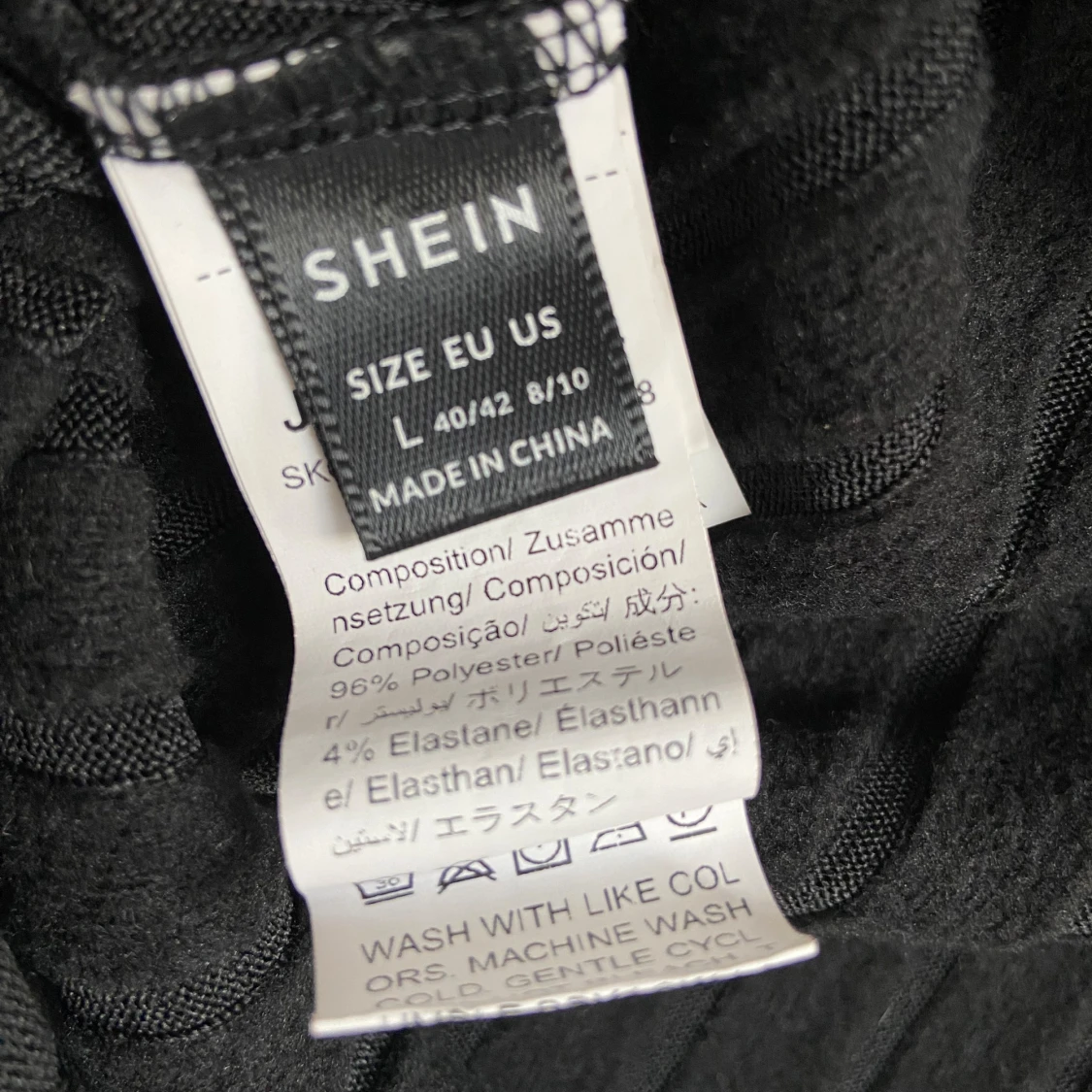 Svart off-shoulder topp - 90