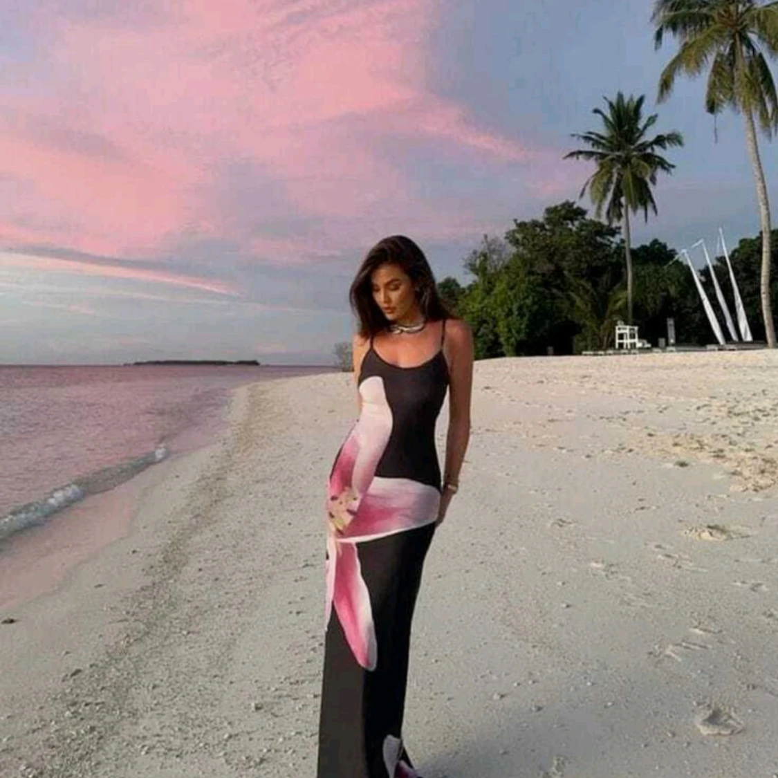 Trendig Maxi klänning