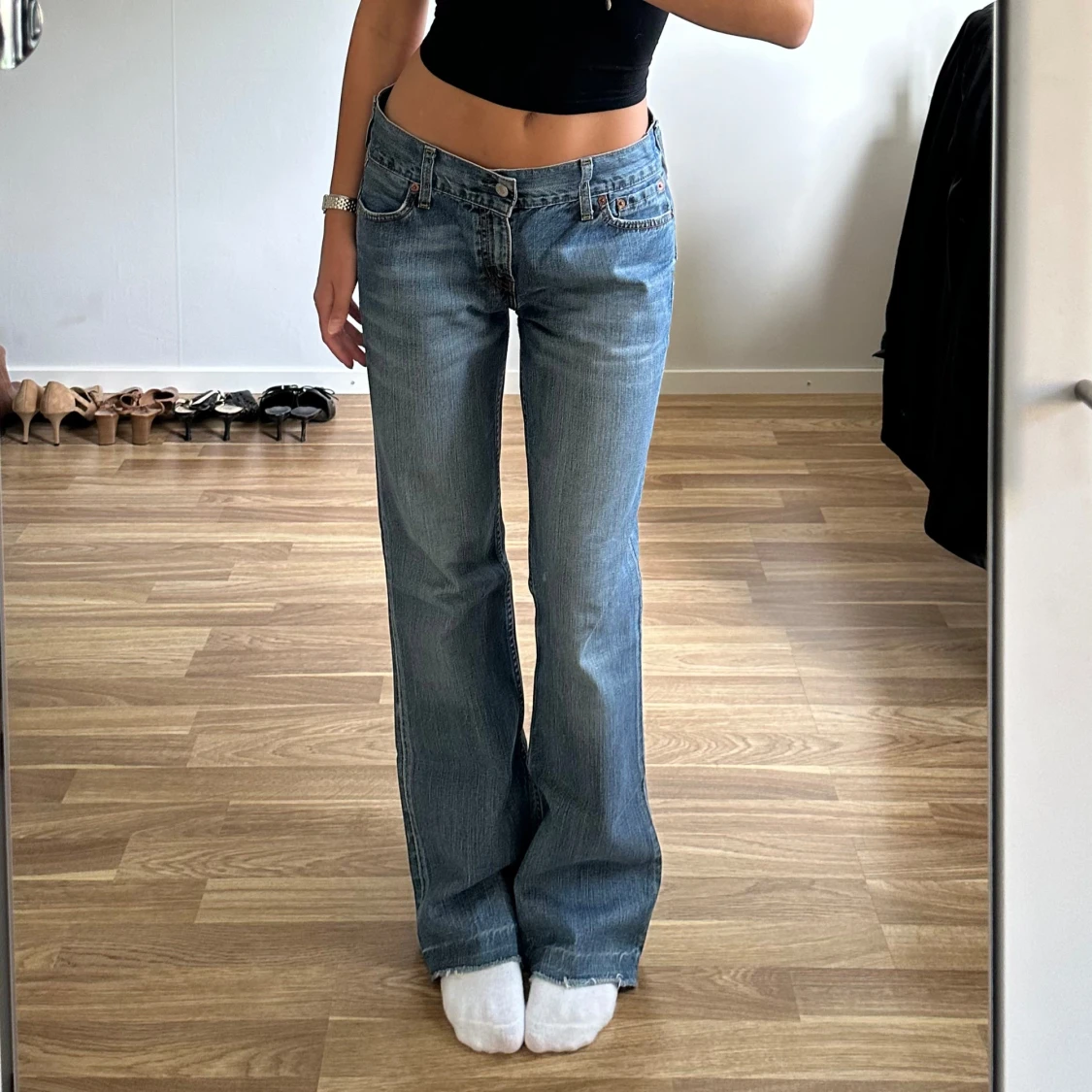 Lågmidjade jeans  - 90