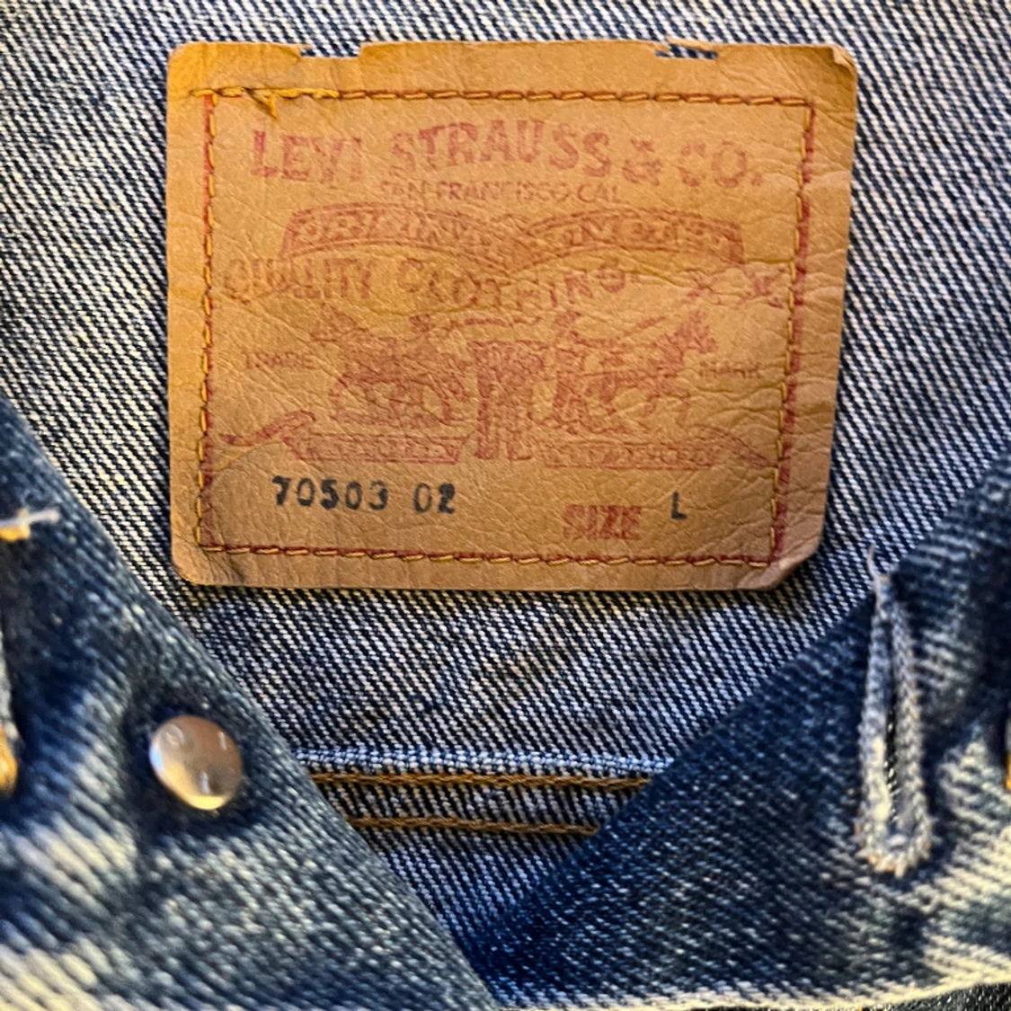 Levis jeans jacka - 90