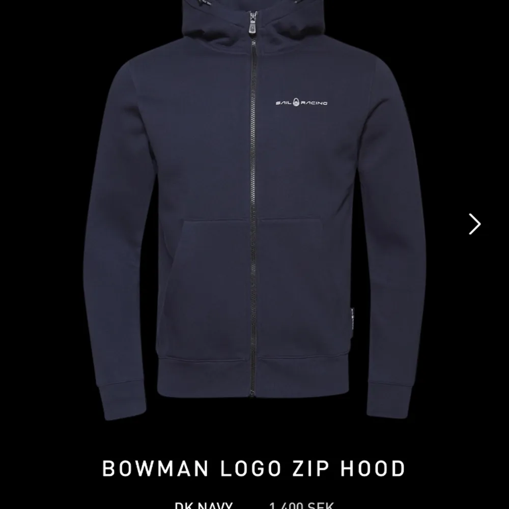 Blå zip hoodie från Sail Racing🫶🏻 Använd Max 5 gånger.. Hoodies.