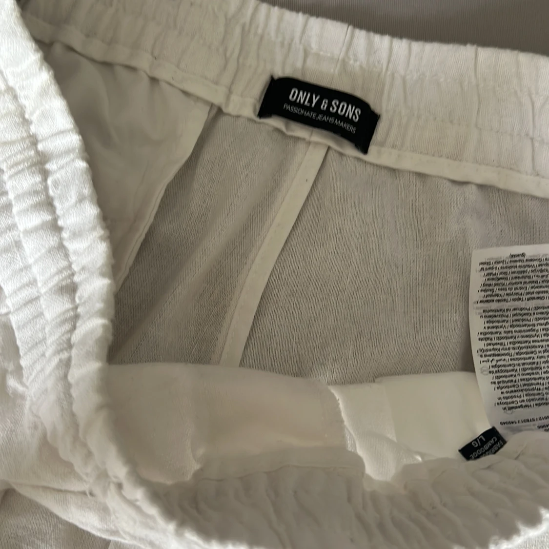 Vita linnebyxor  - 91