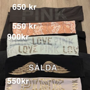 Victoria secret yoga pants - Finns bara två längst upp kvar!!!🩷 Längst upp i grå är storlek L och rosa blommiga är storlek XS🩷 Kontakta privat ifall du vill köpa