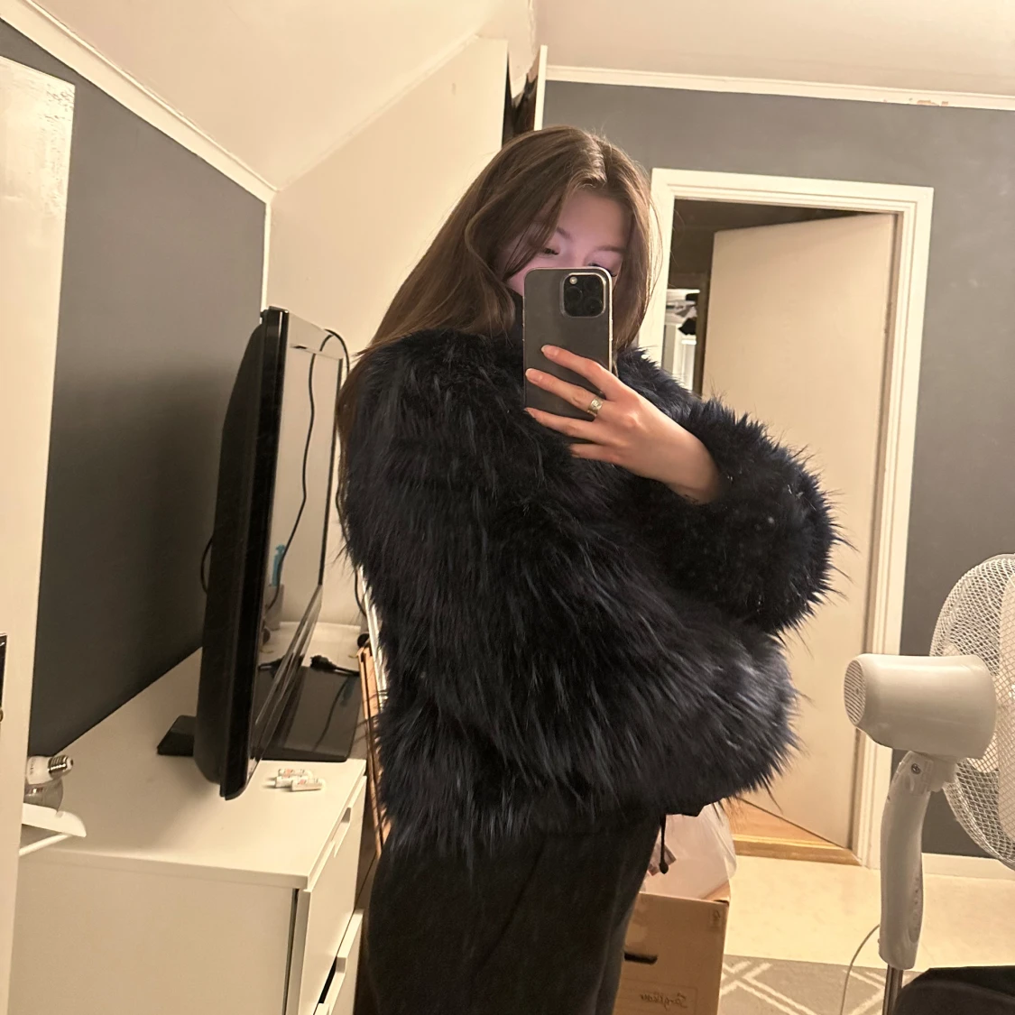 Faux Fur Jacket - 90