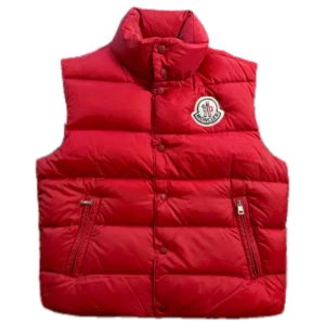 Moncler Tibet Vest - - Röd - Storlek: 3/M,L - Fint skick (9/10) - Nypris: 8000 SEK