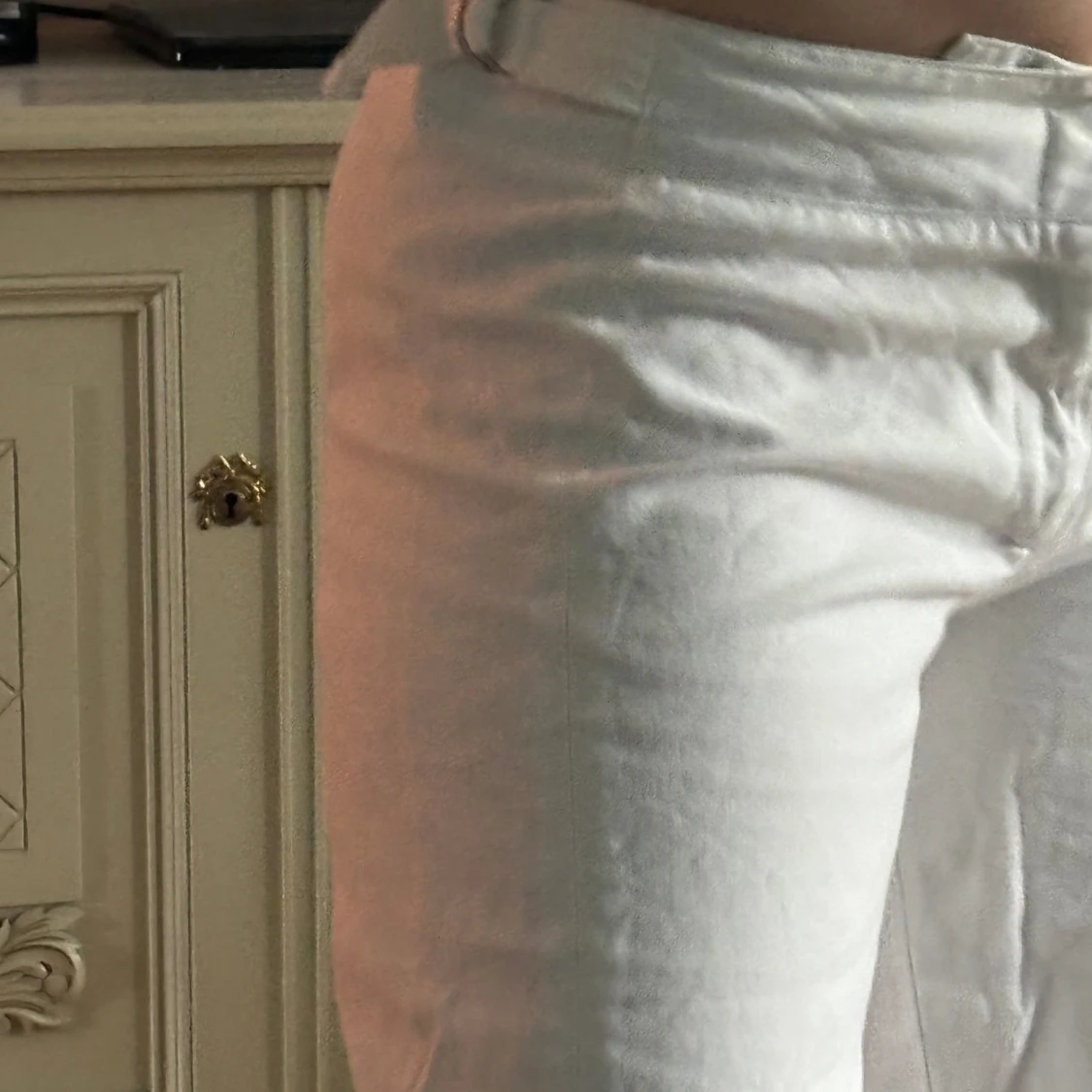 Vita linnebyxor  - 91