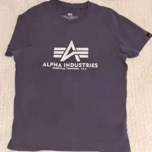 Alpha industries t-shirt i grå färg och i storlek medium, använd ett par gånger.  Kommer från ett rökfritt o djurfritt hem samt är fläckfri.  Säljes p.g.a att den blivit för liten.