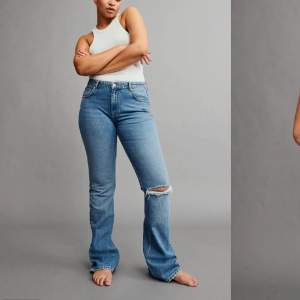 Bootcut jeans från Gina tricot, storlek 34, ny skick, skriv privat för fler bilder💖💖 nypris:499kr mitt pris:300💖