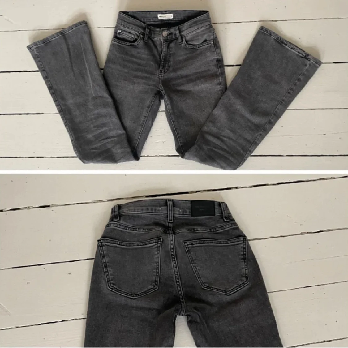 lågmidjade jeans - 91