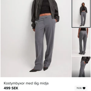 Kostymbyxor  - Gråa kostymbyxor från nakd som tyvärr inte passa mig. Knappt använda, nypris 499