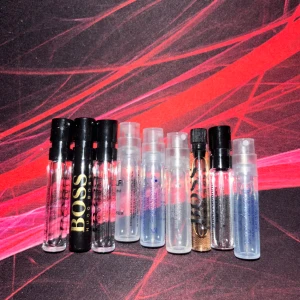 Parfym prover - Hej, jag säljer parfym prover i 1.2 ml. Samlat på mig dessa genom åren när man har köpt ny parfym. Dessa märken finns Ralph lauren,paco rabanne, ysl och Hugo boss. Skriv om du undrar något! 40 kr styck