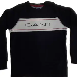 Hej säljer en marinblå Gant-tröja i stl 146-152. Tröjan är väl använd men har mycket kvar att ge.