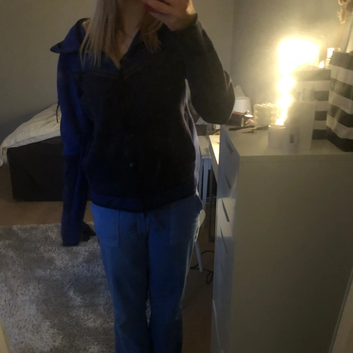 💙 blå Nike tech fleece 💙 - 92