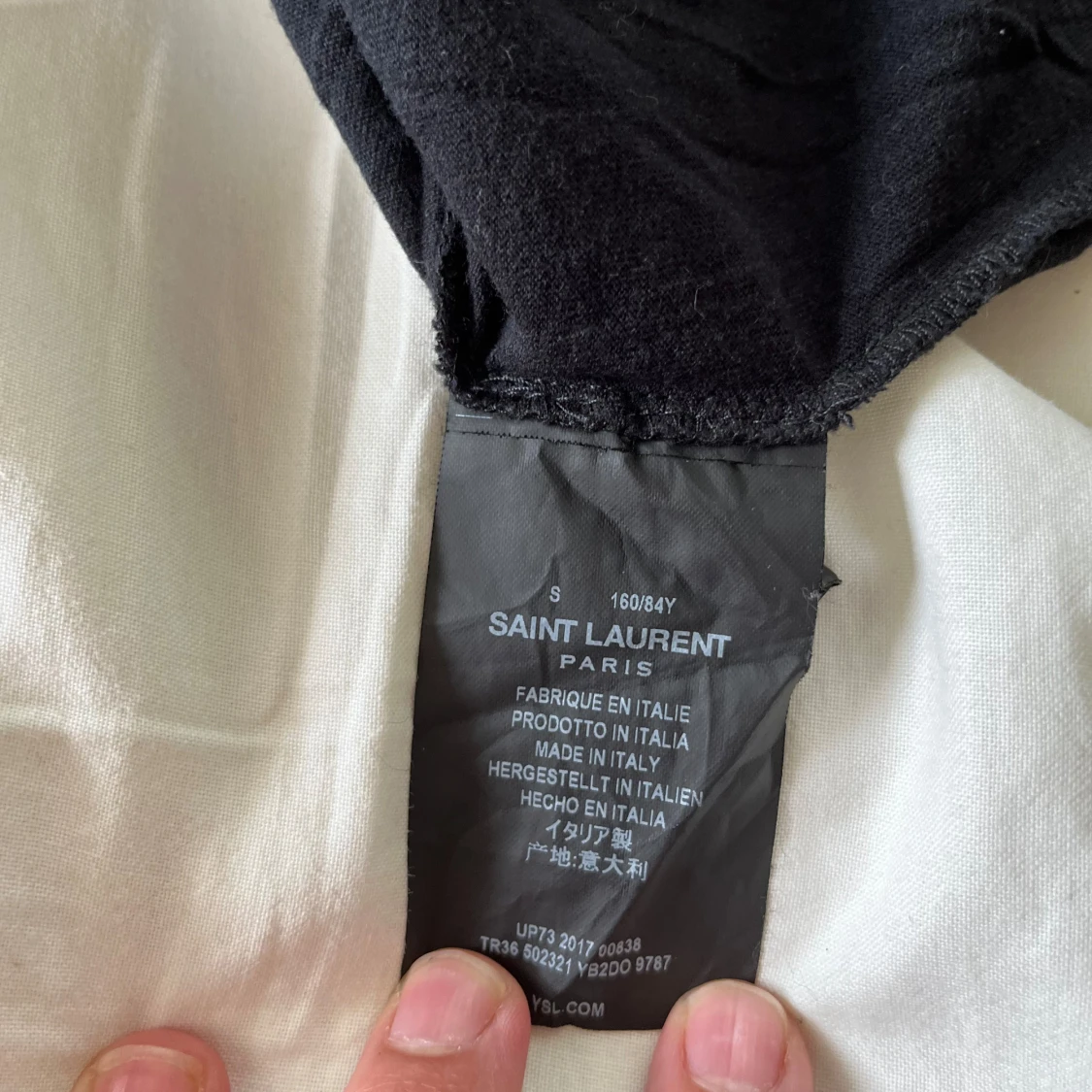 Saint Laurent YSL flag tee - 91