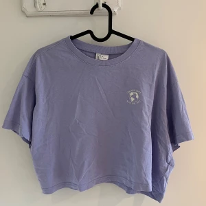 Oversized crop top - En oversized lila crop top som inte kommer till användning. Fint skick och inga slitage🤩Perfekt nu i sommar🫶 Skriv vid intresse/frågor🫶