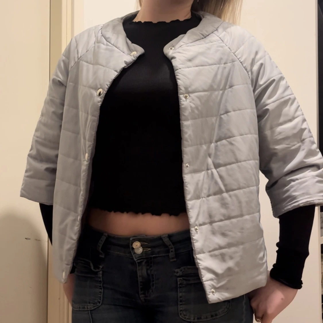 Trekvartsärmad jacka