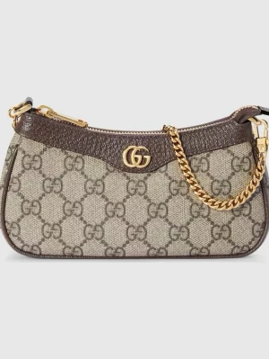 Gucci Ophidia mini bag helt ny, med kvitto från Gucci Stockholm - Helt ny Gucci Ophidia mini bag.  Variation: beige and ebony Supreme Kvitto: Ja finns, inköp datum 30-04-26. Returrätt hos Gucci finns ifall man vill byta mot något annat inom det priset.   Säljs då frugan redan hade köpt likadant online.