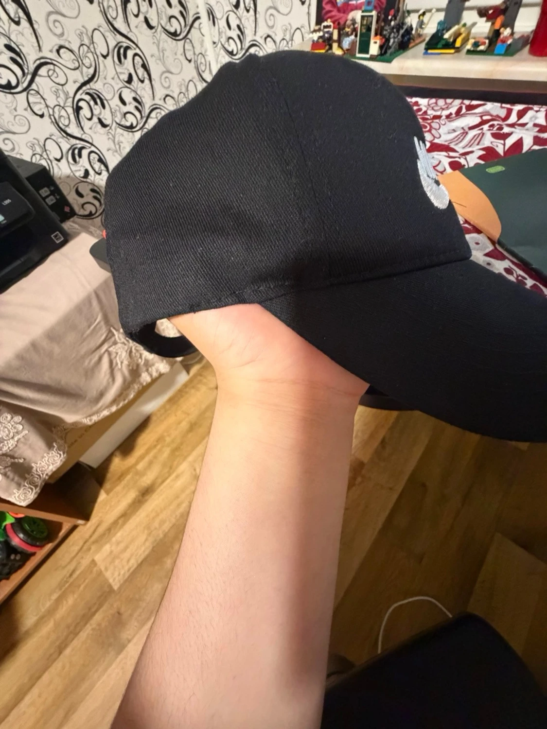 Svart Nike keps med broderad logga - 1