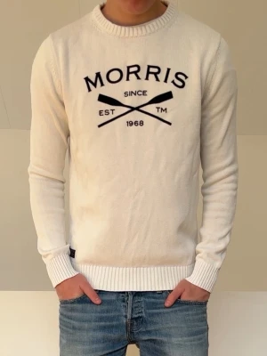 Beige/Cremevit Morris tröja - Morris beige/cremevit tröja i mycket bra skivk! Strl S och hör gärna av er vid frågor elr funderingar!!