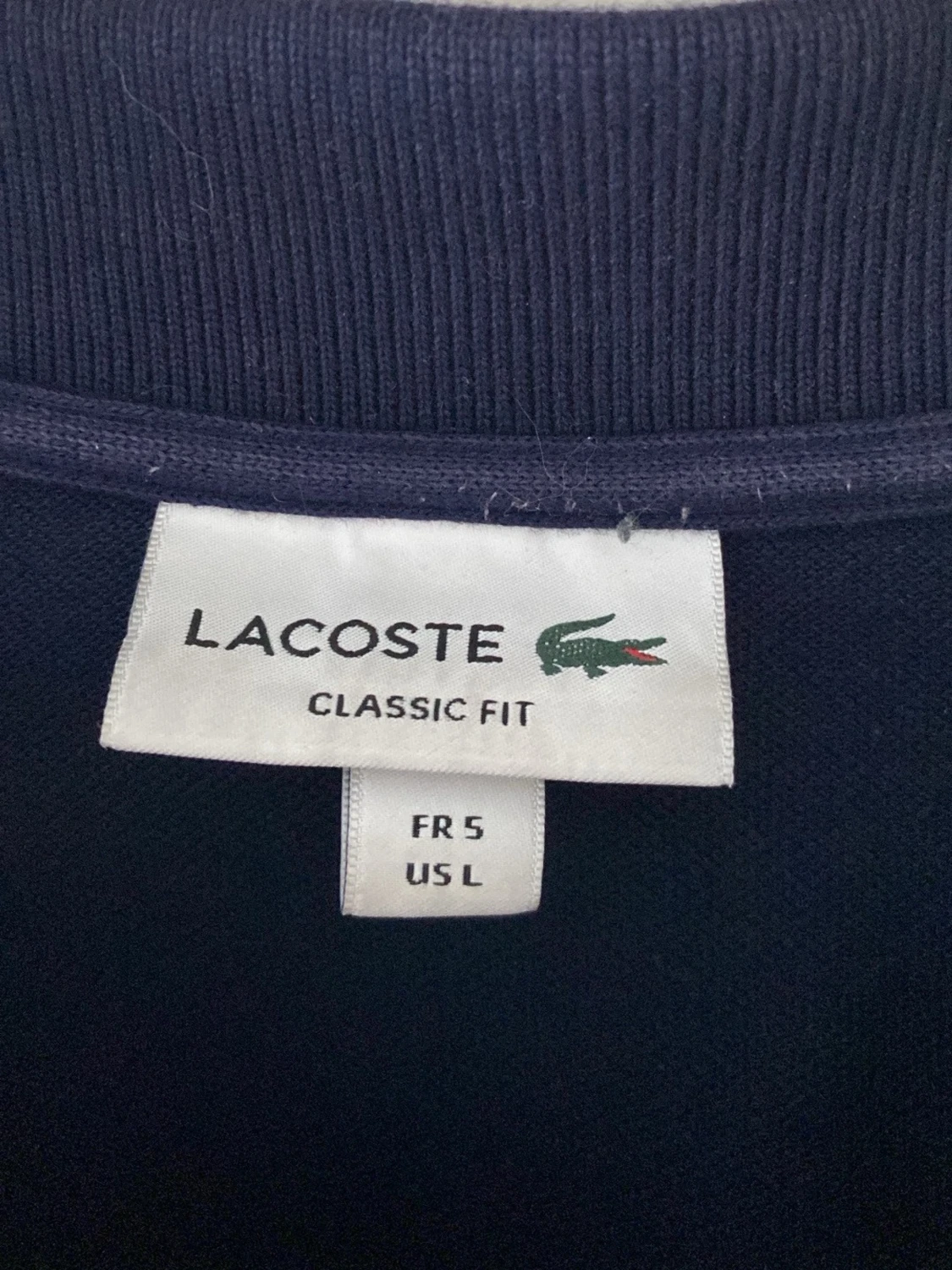 Mörkblå Lacoste Rugbytröja - 2